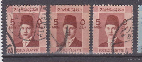 Известные люди Личности Король Фарук Египет 1937 год  лот 10 Цена за 1-у марку на Ваш выбор РАЗНЫЕ ОТТЕНКИ