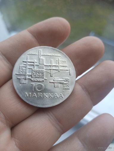 Финляндия 10 марок 1967г ,50 лет независимости