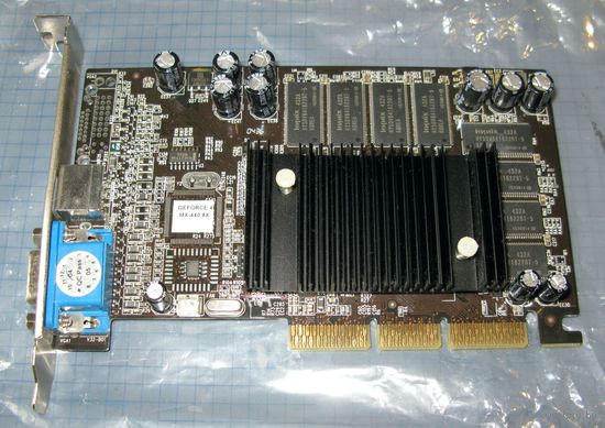 Видеокарта NVIDIA GeForce 4 MX-440 8X