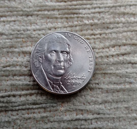 Werty71 США 5 центов 2006 D