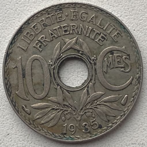 Франция 10 сантимов 1925 г. Цена за 1 шт.