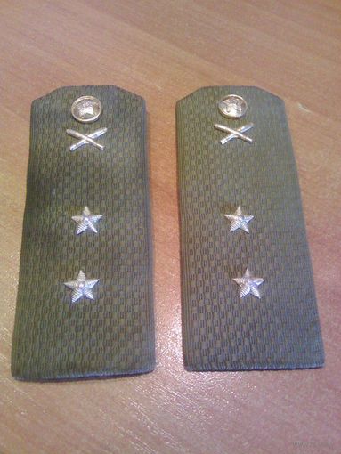 Погоны прапорщика артиллерии. ВС СССР, конец прошлого века.