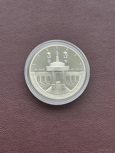 США 1 доллар 1984 года. XXIII летние Олимпийские Игры, Лос-Анджелес 1984 . Серебро