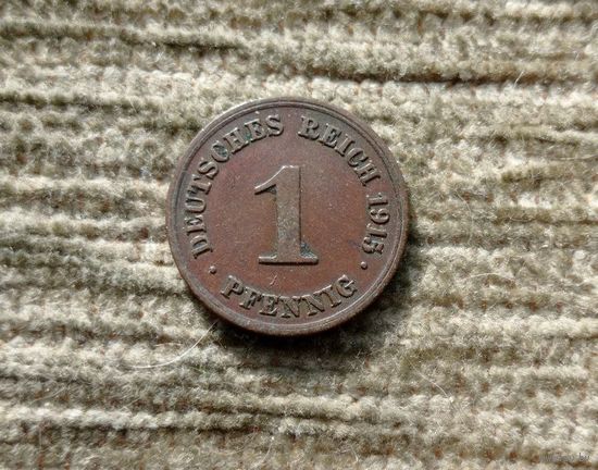 Werty71 Германия 1 пфенниг 1915 D