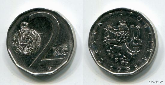 Чехия. 2 кроны (1998, XF)