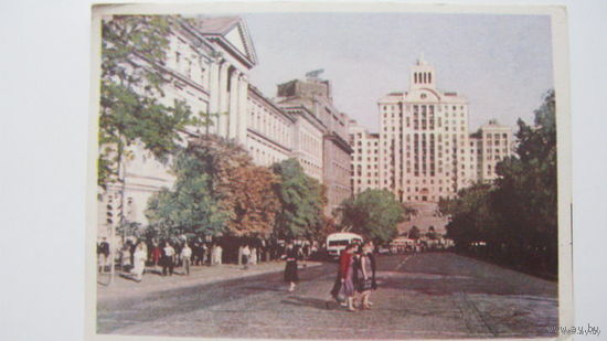 Улица Ленина г.Киев  1959г