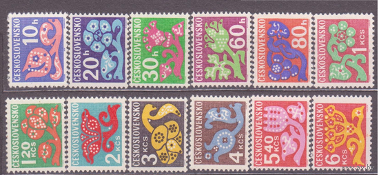 ЧЕХОСЛОВАКИЯ, **, 1971 год, МАРКИ ДОПЛАТЫ\\13