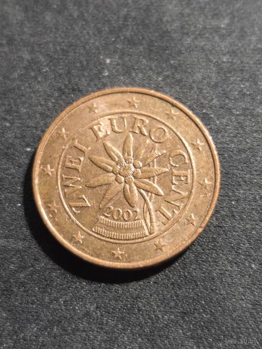 Австрия 2 евроцента 2002