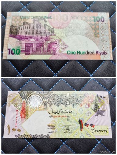 Катар 100 риалов (P-24) 2003 г. UNC