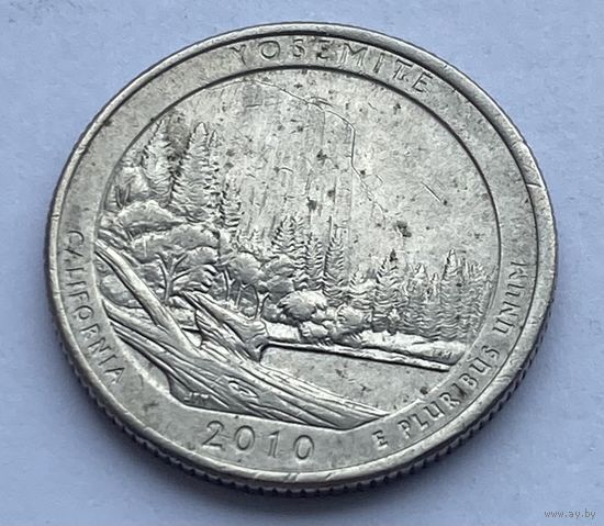 25 центов 2010 г.,  Йосемитский национальный парк, штат Калифорния, США