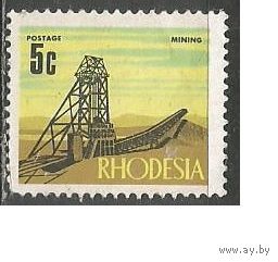 Родезия. Шахтный копёр. 1970г. Mi#92.