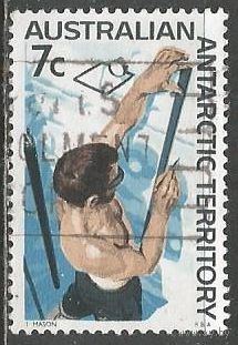 Австралийская Антарктика. Измерение слоя снега. 1966г. Mi#12.
