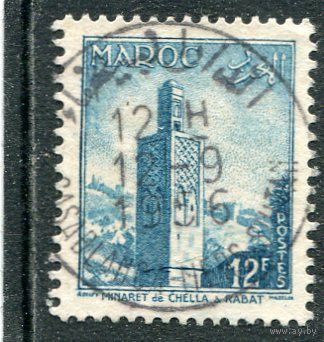 Марокко. Французский протекторат. Минарет. Рабат 12фр