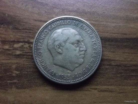 Испания 2,5 pesetas 1953.