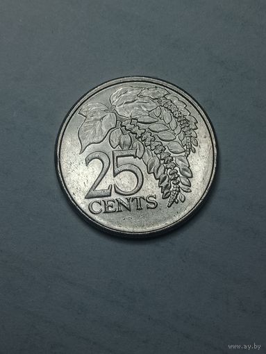 Тринедад и Тобаго 25 центов 2007 года .