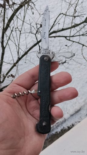 НОЖ ОХОТНИЧИЙ СКЛАДНОЙ СССР ! СОСТОЯНИЕ НА  ФОТО . ОРИГИНАЛ  .  Распродажа Коллекции !!! . Экспресс  Аукцион  не с рубля без МПЦ и прочего 3 ДНЯ  .Много лотов в продаже .