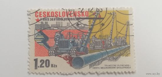 Чехословакия 1975. 30-летие социалистического строительства