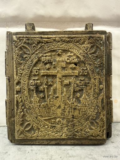 Складень трёхстворчатый Богоматерь, Иисус Христос, Иоанн Предтеча . Распродажа коллекции!!!