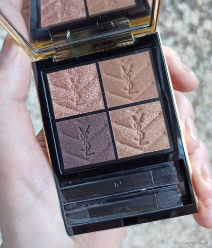YSL Couture Mini Clutch 710 Over Brun