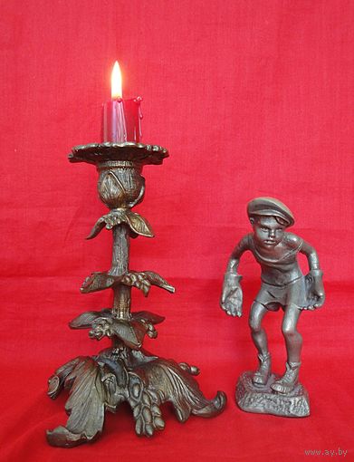 Подсвечник Нимор, бронза, СССР