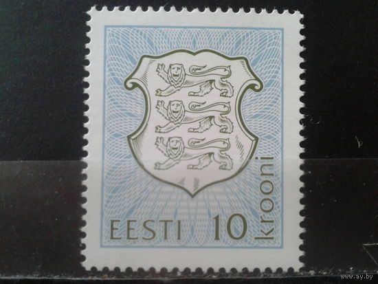 Эстония 1993 Стандарт, герб 10 кр**