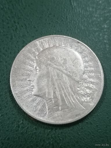 5 злотых 1933 год. Ядвига