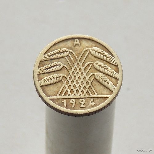 Германия 5 рейхспфеннигов 1924 A
