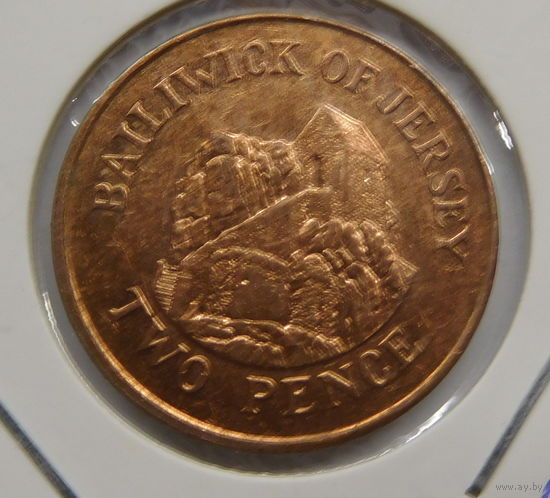Джерси 2 пенса 1998 г