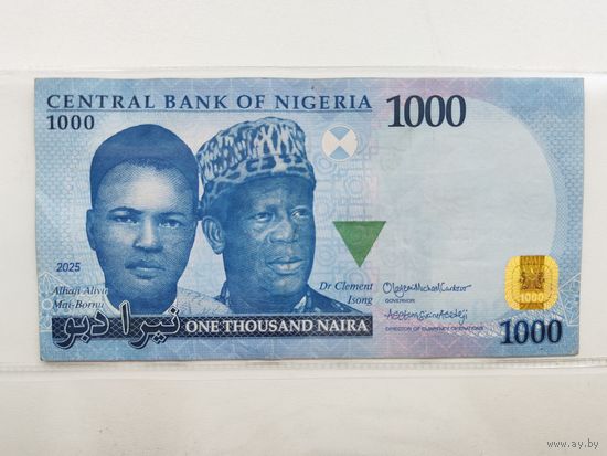 Нигерия 1000 найра 2025 года