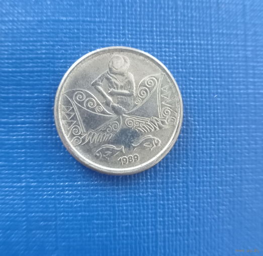 Бразилия 5 сентавос 1989 год переработка рыбы