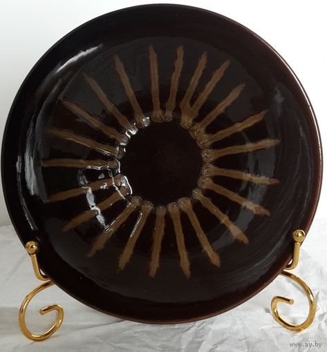 Тарелки. Обливная керамика. Две одним лотом