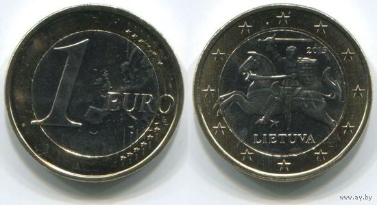 Литва. 1 евро (2015, UNC)