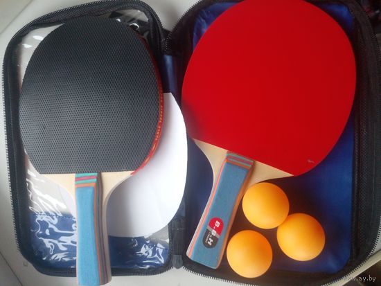 Теннисная ракетка, теннис настольный 2 шт. 3 мяча. ЗА ВСЕ НОВЫЕ
