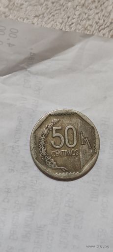 Перу 50 сентимос 2003