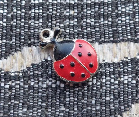 Ювелирное украшение подвеска "Божья коровка" Серебро! Ювелирный магазин SUNLIGHT BRILLIANT. Сторгуй за свою цену, предложи обмен!