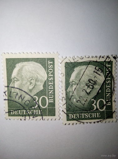 Марка. 1957 год."Профессор Т.Хойсс"