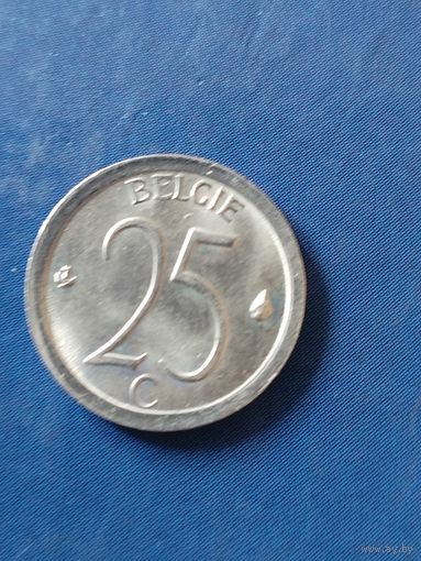 Бельгия 25 сантимов 1970 "BELGIE"