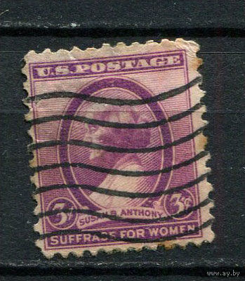 США - 1936 - Сьюзен Энтони - [Mi. 389] - полная серия - 1 марка. Гашеная.  (Лот 55CV)