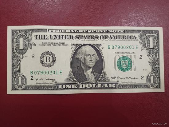 1 доллар США 2017 года, В(NEW YORK)