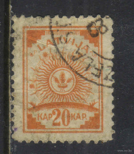 Латвия Респ  1920 Символ богини Лаймы Стандарт #47