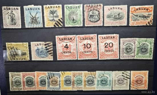 Великобритания Kolonie лот Labuan 2