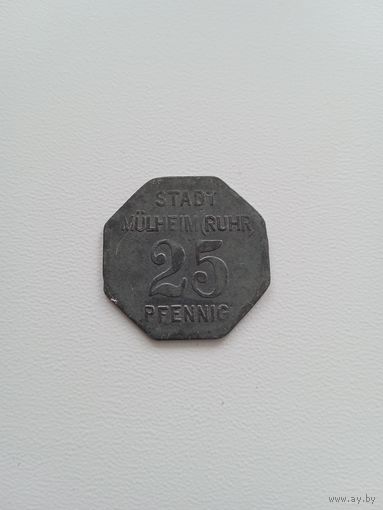 Германия (нотгельды) 25 пфеннигов 1917