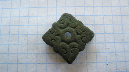 Ременная накладка. Бронза.