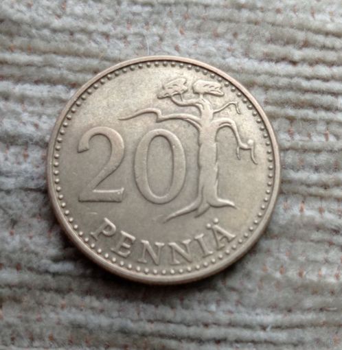 Werty71 Финляндия 20 пенни 1976