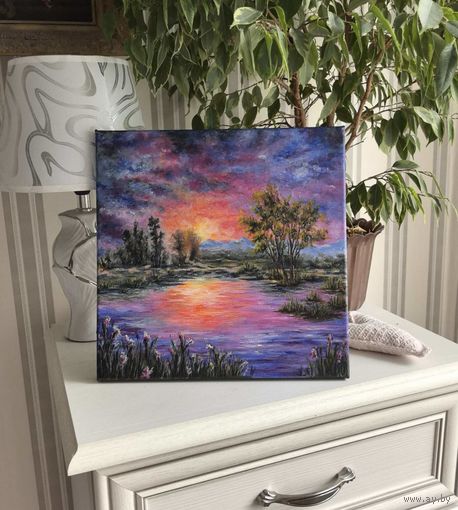 Картина моей супруги Кристины. Акрил, без названия