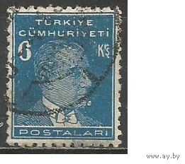 Турция. Кемаль Ататюрк. Первый Президент. 1931г. Mi#952.