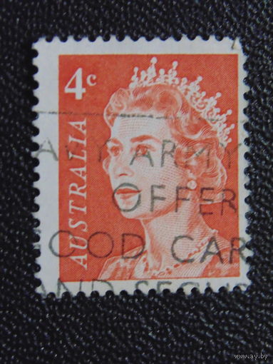 Австралия 1966 г. Королева Елизавета II.