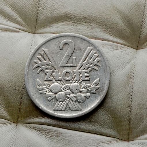 2 злотых 1974 года Польша. Народная Республика.