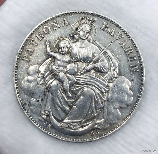 Талер 1868 патрона Бавария
