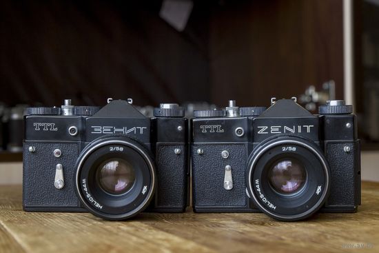 Фотоаппараты Зенит TTL ранние, не частые